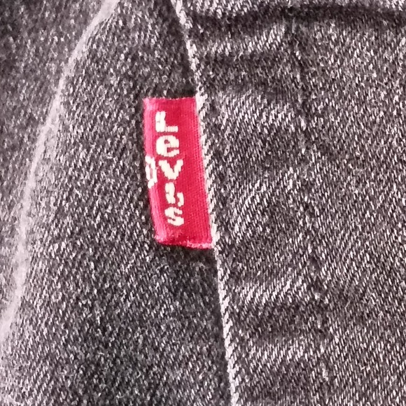 Levis 541 Athletic Taper Black Jeans Mens 32x34 Denim Pants Fits 32x31 - Picture 10 of 13